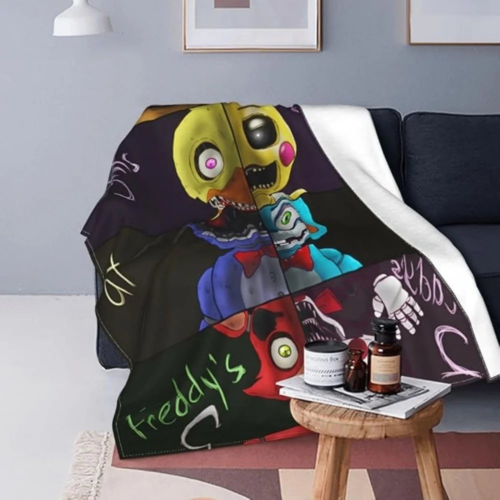 New Five Nights At Freddy's Throw Blanket, 48